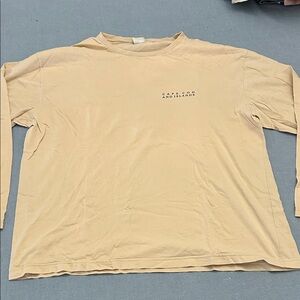 Beige Long Sleeve Tee